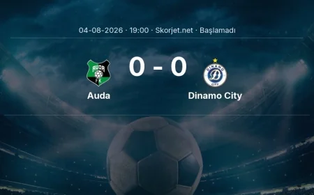 Auda - Dinamo City maçı ne zaman, saat kaçta? | Avrupa Konferans Ligi