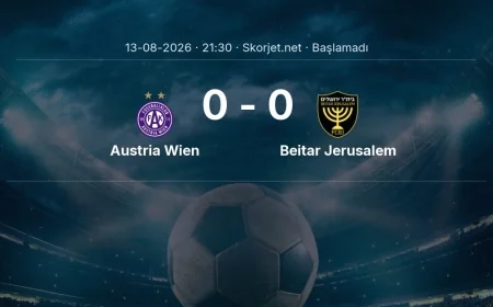 Austria Wien - Beitar Jerusalem maçı ne zaman, saat kaçta? | Avrupa Konferans Ligi