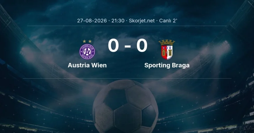 MAÇ BAŞLADI | Austria Wien - Sporting Braga