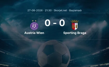 Austria Wien - Sporting Braga maçı öncesi | Avrupa Konferans Ligi