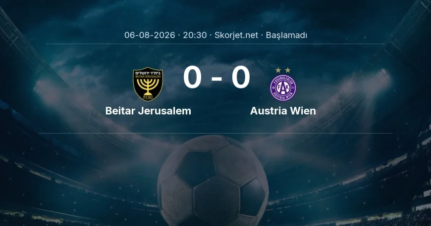 Beitar Jerusalem - Austria Wien maçı ne zaman, saat kaçta? | Avrupa Konferans Ligi
