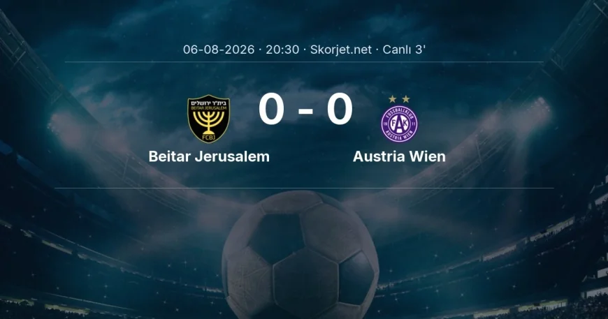 Avrupa Konferans Ligi: Beitar Jerusalem - Austria Wien maçı başladı