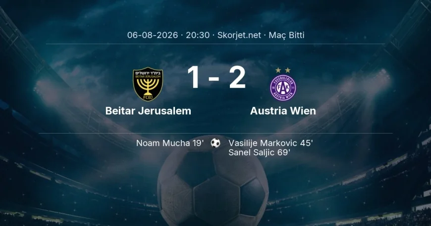 Avrupa Konferans Ligi | Beitar Jerusalem 1-2 Austria Wien sonucu