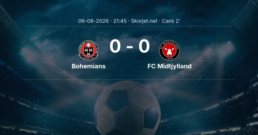 Bohemians - FC Midtjylland maçı başladı | Avrupa Konferans Ligi