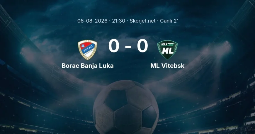 Borac Banja Luka - ML Vitebsk maçı başladı | Avrupa Konferans Ligi