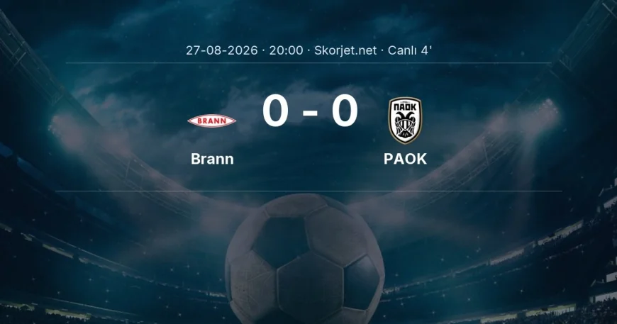 MAÇ BAŞLADI | Brann - PAOK