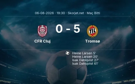 Avrupa Konferans Ligi | CFR Cluj 0-5 Tromsø sonucu