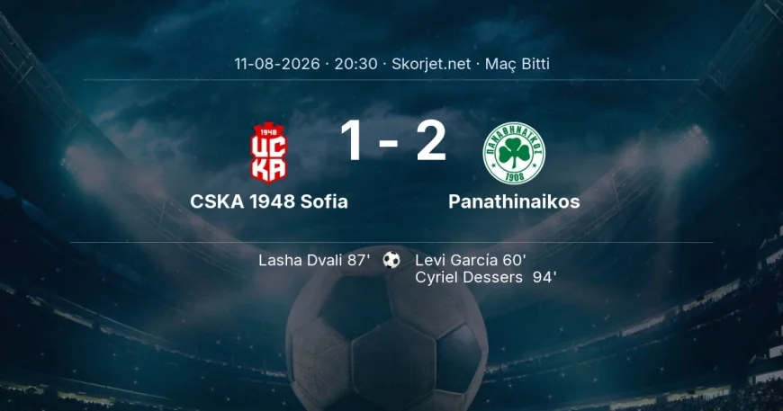 Avrupa Konferans Ligi | CSKA 1948 Sofia 1-2 Panathinaikos sonucu