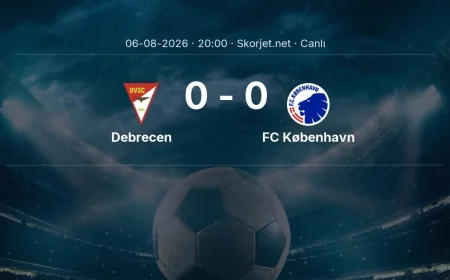 Debrecen - FC København maçı başladı | Avrupa Konferans Ligi