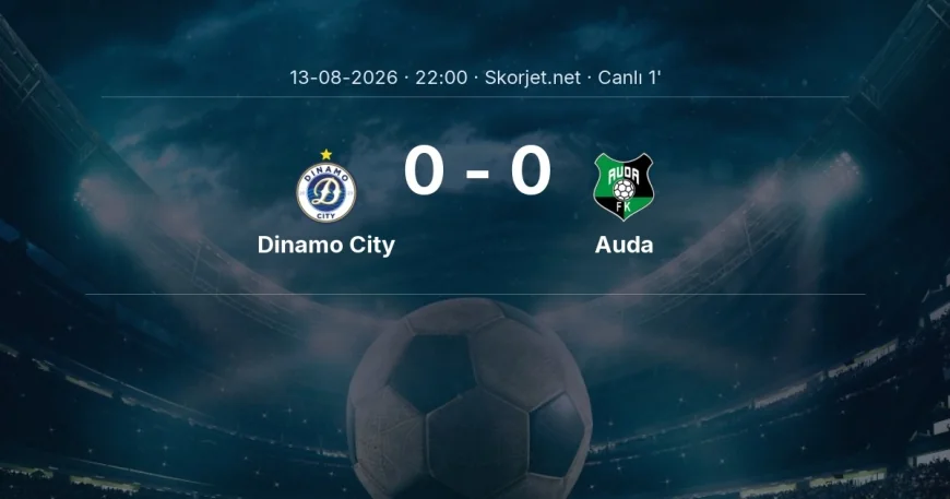 Avrupa Konferans Ligi: Dinamo City - Auda maçı başladı