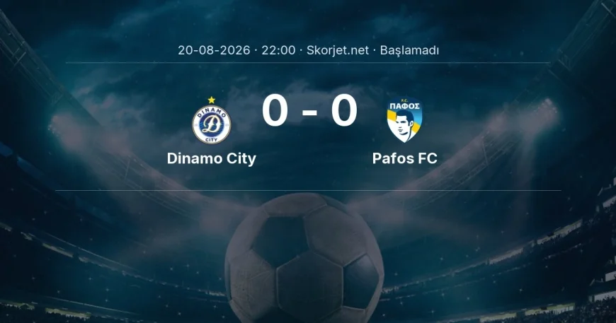 Dinamo City - Pafos FC maçı ne zaman, saat kaçta? | Avrupa Konferans Ligi