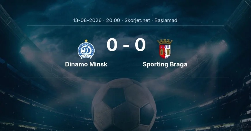 Dinamo Minsk - Sporting Braga maçı öncesi | Avrupa Konferans Ligi
