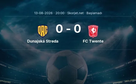 Avrupa Konferans Ligi: Dunajská Streda - FC Twente maç bilgileri