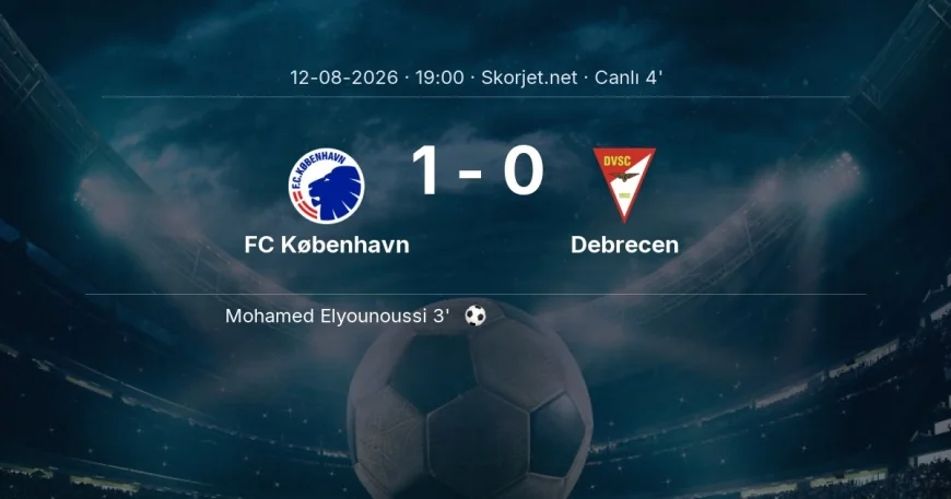 FC København - Debrecen maçı başladı | Avrupa Konferans Ligi