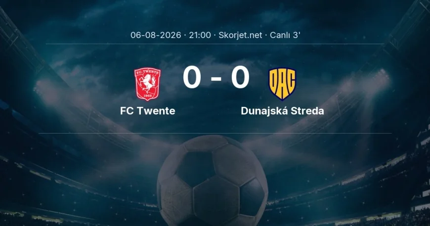 Avrupa Konferans Ligi: FC Twente - Dunajská Streda maçı başladı