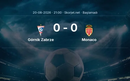 Avrupa Konferans Ligi: Górnik Zabrze - Monaco maç bilgileri