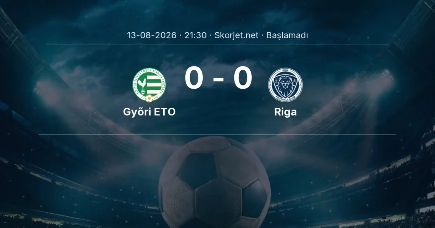 Győri ETO - Riga maçı öncesi | Avrupa Konferans Ligi