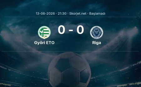Győri ETO - Riga maçı öncesi | Avrupa Konferans Ligi