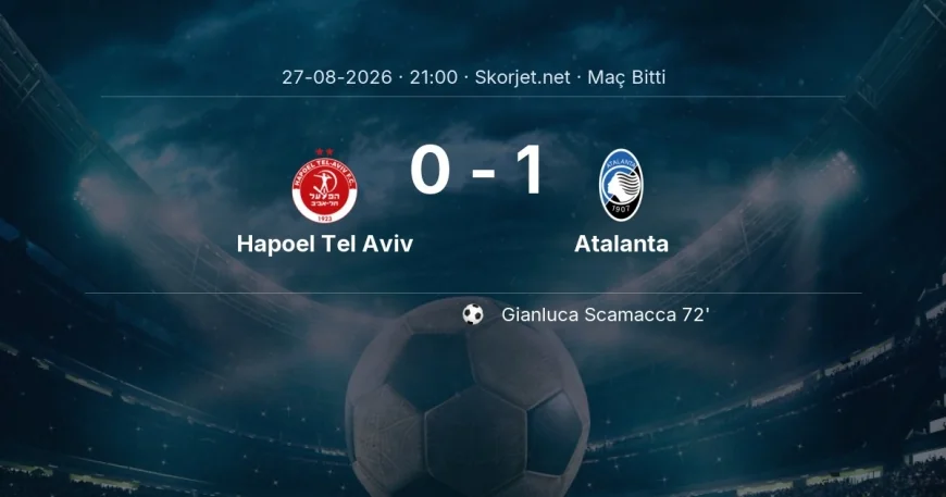 Avrupa Konferans Ligi | Hapoel Tel Aviv 0-1 Atalanta sonucu