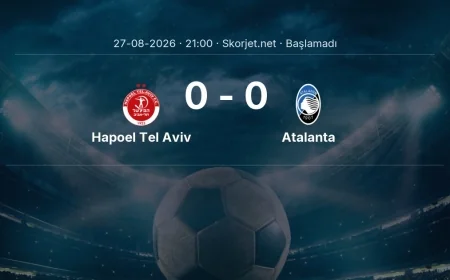 Hapoel Tel Aviv - Atalanta maçı ne zaman, saat kaçta? | Avrupa Konferans Ligi
