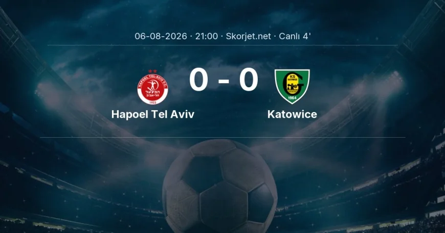 Hapoel Tel Aviv - Katowice maçı başladı | Avrupa Konferans Ligi