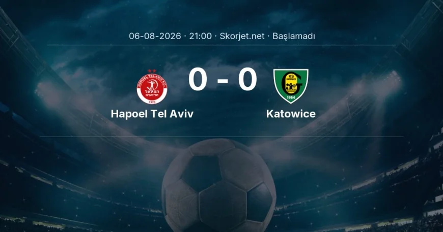 Avrupa Konferans Ligi: Hapoel Tel Aviv - Katowice maç bilgileri