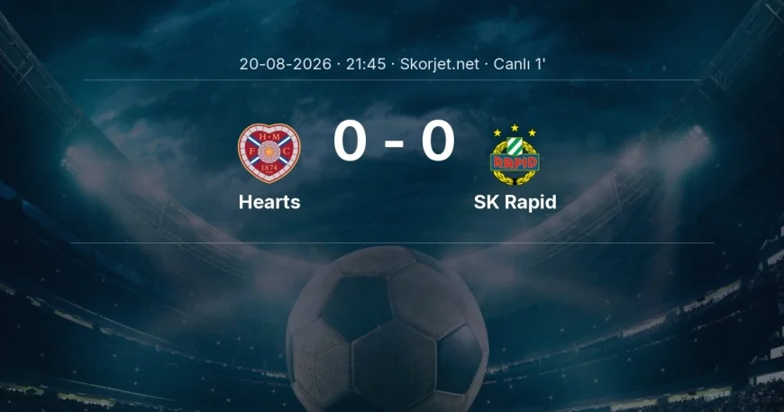 Hearts - SK Rapid maçı başladı | Avrupa Konferans Ligi
