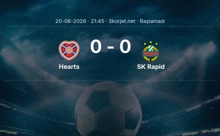 Avrupa Konferans Ligi: Hearts - SK Rapid maç bilgileri