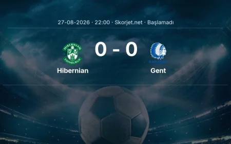 Avrupa Konferans Ligi: Hibernian - Gent maç bilgileri