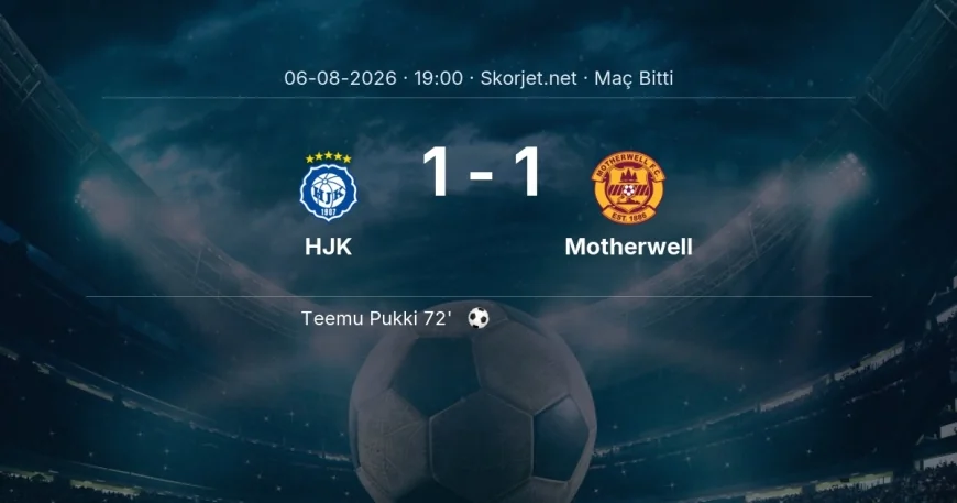 HJK 1-1 Motherwell - maç özeti | Avrupa Konferans Ligi