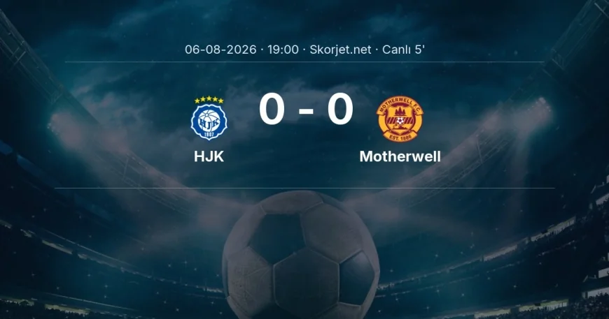 HJK - Motherwell maçı başladı | Avrupa Konferans Ligi