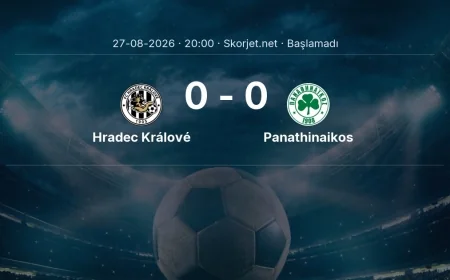 Hradec Králové - Panathinaikos maçı ne zaman, saat kaçta? | Avrupa Konferans Ligi