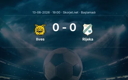 Ilves - Rijeka maçı ne zaman, saat kaçta? | Avrupa Konferans Ligi