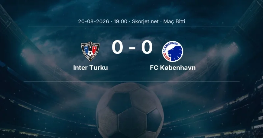 Maç sonucu: Inter Turku 0-0 FC København | Avrupa Konferans Ligi