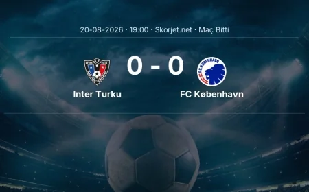 Maç sonucu: Inter Turku 0-0 FC København | Avrupa Konferans Ligi