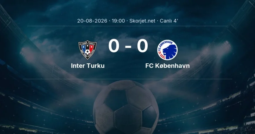 MAÇ BAŞLADI | Inter Turku - FC København
