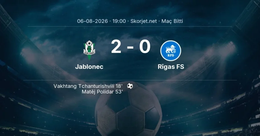Avrupa Konferans Ligi | Jablonec 2-0 Rīgas FS sonucu