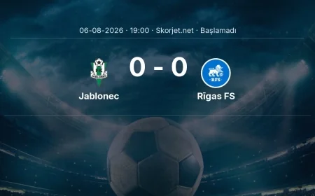 Jablonec - Rīgas FS maçı ne zaman, saat kaçta? | Avrupa Konferans Ligi