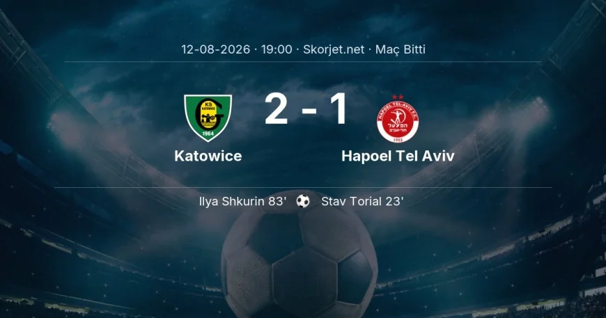 Avrupa Konferans Ligi | Katowice 2-1 Hapoel Tel Aviv sonucu