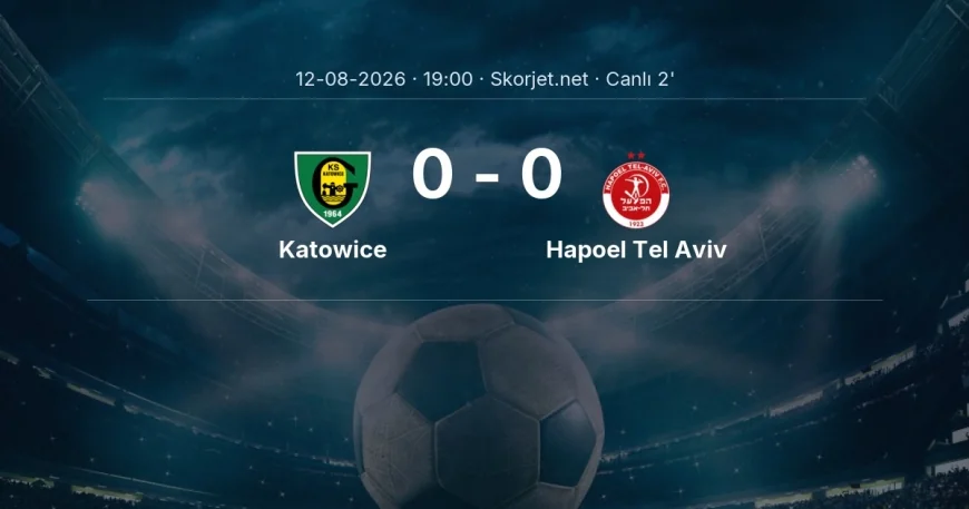 Avrupa Konferans Ligi: Katowice - Hapoel Tel Aviv maçı başladı
