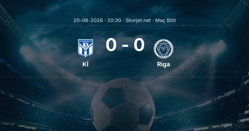 KÍ 0-0 Riga - maç özeti | Avrupa Konferans Ligi