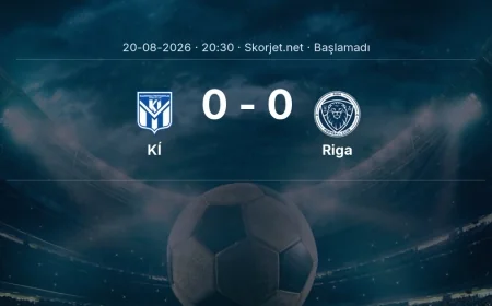 Avrupa Konferans Ligi: KÍ - Riga maç bilgileri