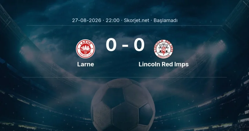 Larne - Lincoln Red Imps maçı öncesi | Avrupa Konferans Ligi