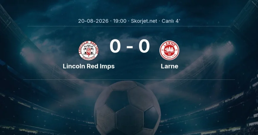 Avrupa Konferans Ligi: Lincoln Red Imps - Larne maçı başladı