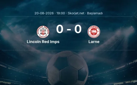 Lincoln Red Imps - Larne maçı ne zaman, saat kaçta? | Avrupa Konferans Ligi