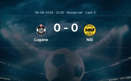 MAÇ BAŞLADI | Lugano - NSÍ
