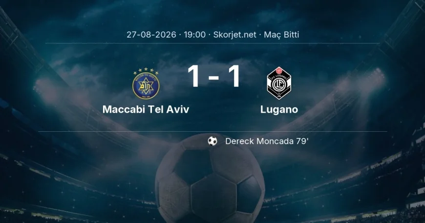 Avrupa Konferans Ligi | Maccabi Tel Aviv 1-1 Lugano sonucu