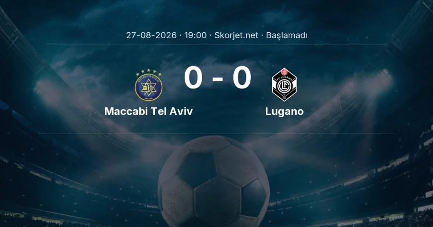 Maccabi Tel Aviv - Lugano maçı ne zaman, saat kaçta? | Avrupa Konferans Ligi