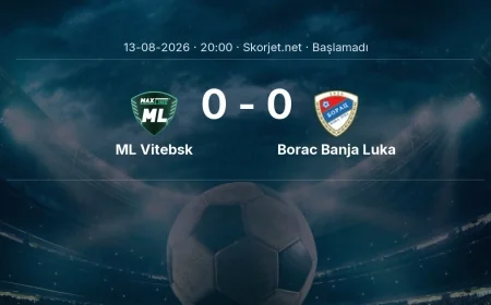 ML Vitebsk - Borac Banja Luka maçı ne zaman, saat kaçta? | Avrupa Konferans Ligi
