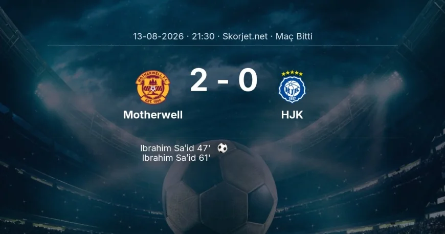 Motherwell 2-0 HJK - maç özeti | Avrupa Konferans Ligi